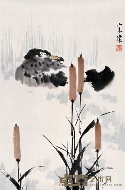 宋涤 芦雁图 镜心 64×42cm